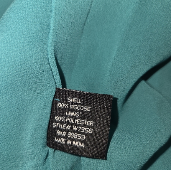 W118 By Walter Baker NWT Lindsay Dress Teal Sleeveless Dress - Picture 10 of 12